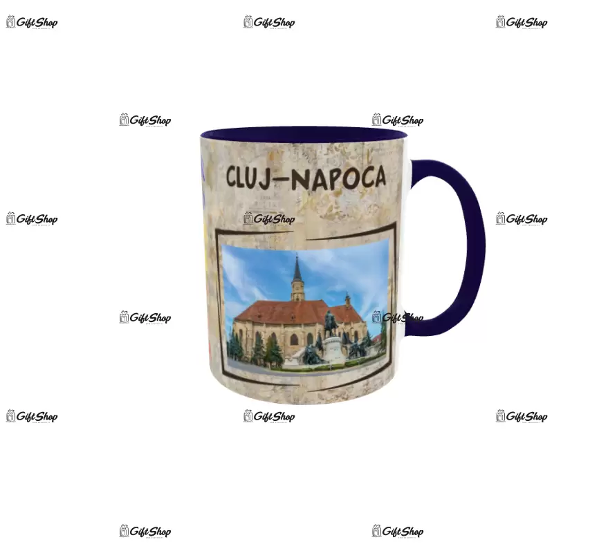 Cluj-napoca, model 2, cana ceramica, 330ml